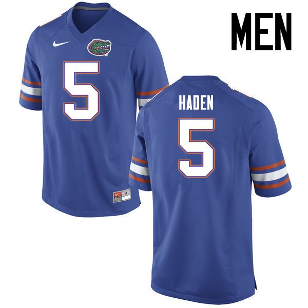 Florida Gators Men #5 Joe Haden College Football Jerseys Blue